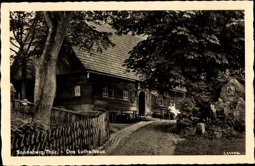 Ak Sonneberg Thüringen, Das Lutherhaus