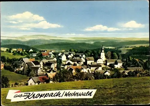 Ak Kroppach im Westerwald, Panorama