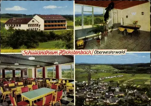 Ak Höchstenbach im Westerwald, Schullandheim, Speisesaal, Umgebung