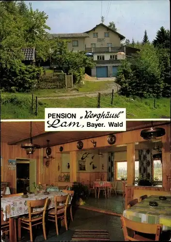 Ak Lam im Bayerischen Wald Oberpfalz, Pension Berghäusl