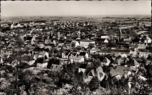Ak Bad Bergzabern an der Weinstraße Pfalz, Gesamtansicht