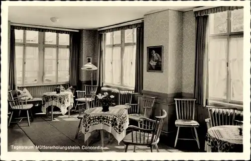 Ak Betzdorf an der Sieg, Müttererholungsheim Concordia, Tagesraum