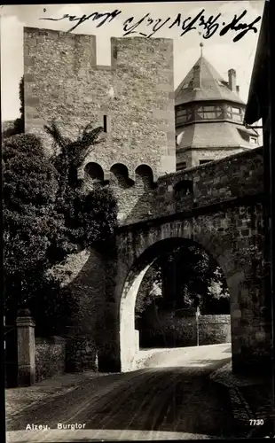 Ak Alzey in Rheinhessen, Burgtor