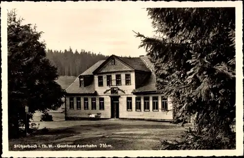 Ak Stützerbach Thüringer Wald, Gasthaus Auerhahn