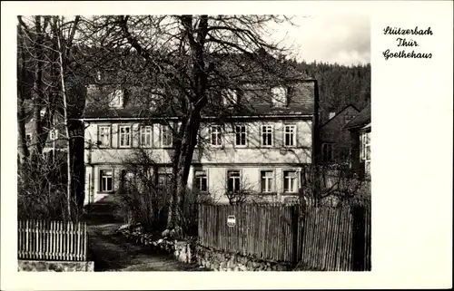 Ak Stützerbach Ilmenau Thüringer Wald, Goethehaus