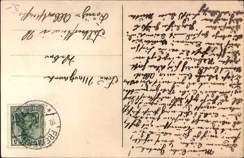 Ak Freiberg in Sachsen, Die Jägerkaserne mit Justizgebäude, Zieher