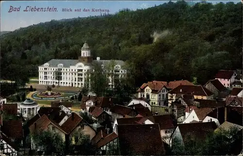 Ak Bad Liebenstein im Wartburgkreis, Blick auf das Kurhaus