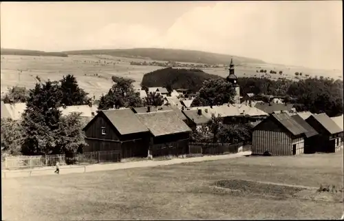 Ak Großbreitenbach in Thüringen, Panorama vom Ort
