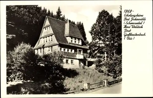 Ak Allersdorf Herschdorf Thüringen, Bad Finkenmühle, FDGB Erholungsheim, Haus Waldeck