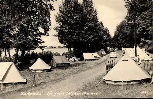 Ak Goyatz Schwiechowsee Brandenburg, Zeltplatz