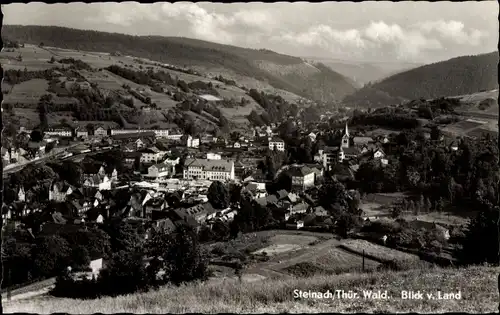 Ak Steinach im Thüringer Wald, Blick vom Land