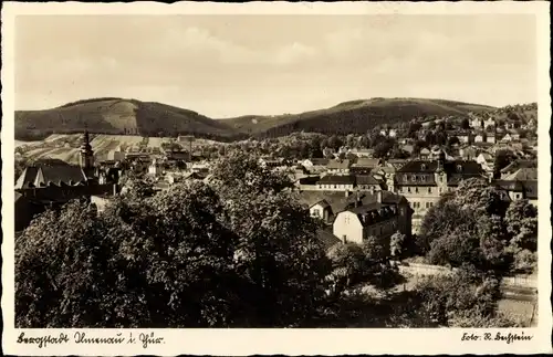 Ak Ilmenau in Thüringen, Gesamtansicht von Stadt und Umgebung