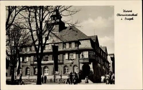 Ak Oberwiesenthal im Erzgebirge, Gebäude