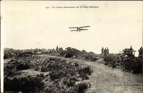 Ak Un Avion observateur sur le Front Marocain