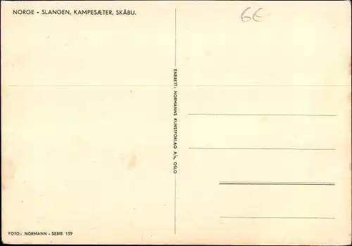 Ak Norwegen, Slangen Kampesaeter, Skäbu