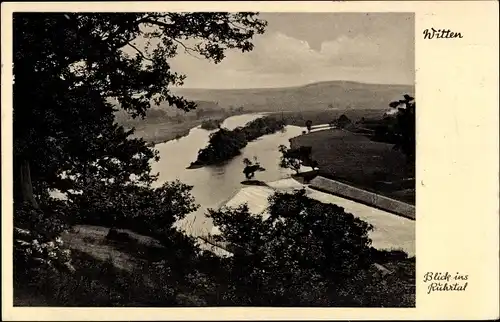 Ak Witten im Ennepe Ruhr Kreis, Ruhrtal vom Hohenstein gesehen