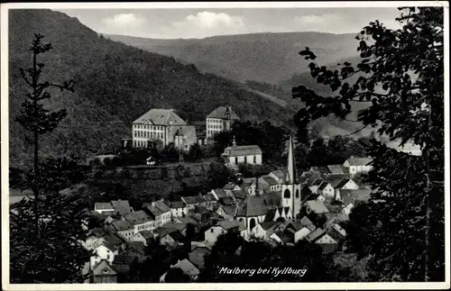 Ak Malberg in der Eifel, Teilansicht