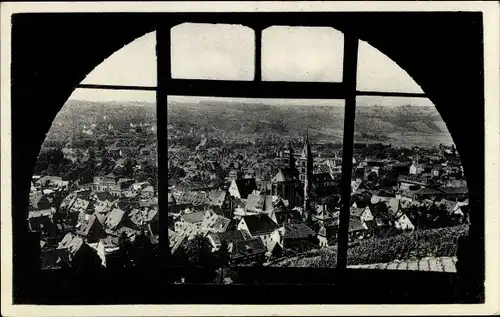 Ak Esslingen am Neckar Baden Württemberg, Blick vom Burgturm aus