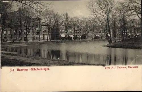 Ak Haarlem Nordholland Niederlande, Schotersingel