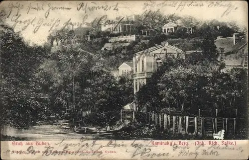 Ak Guben in der Niederlausitz, Kaminskys Berg