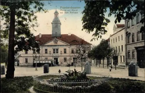Ak Bad Frankenhausen am Kyffhäuser, Rathaus am Markt