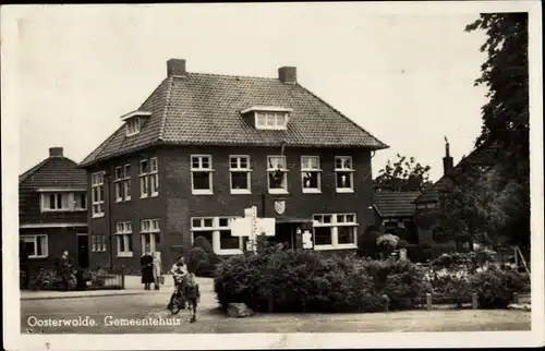 Ak Oosterwolde Friesland Niederlande, Gemeentehuis