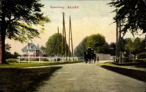 Ak Baarn Utrecht Niederlande, Spoorbrug