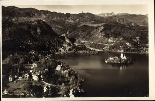 Ak Bled Veldes Slowenien, Gesamtansicht