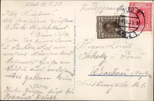 Ak Bled Veldes Slowenien, Gesamtansicht