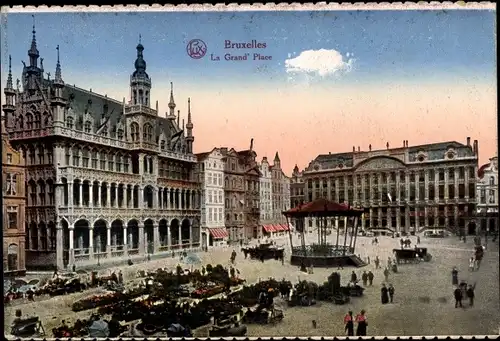 Ak Bruxelles Brüssel, La Grand Place