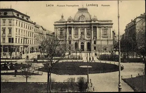 Ak Lwiw Lwów Lemberg Ukraine, Muzeum Przemyslowe