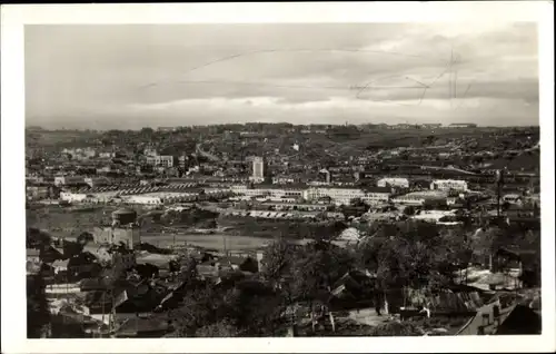 Ak Smolensk Russland, Nordteil der Stadt aus der Vogelschau