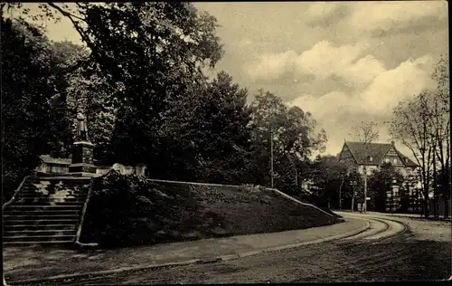Ak Kiel in Schleswig Holstein, Partie am Herzog Friedrich Denkmal