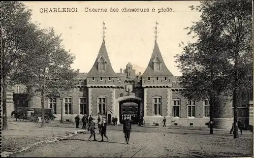 Ak Charleroi Wallonien Hennegau, Caserne des chasseurs a pieds