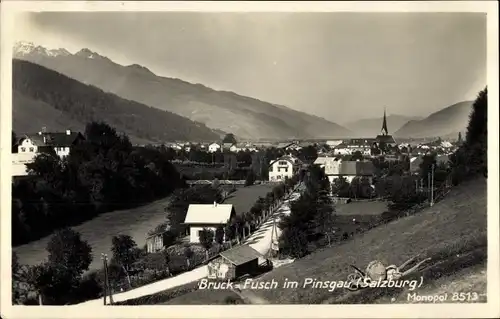 Ak Bruck Fusch an der Großglocknerstraße in Salzburg, Blick auf den Ort