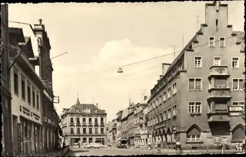 Ak Crimmitschau in Sachsen, Silberstraße und Herrengasse