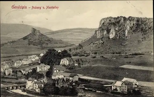 Ak Gerolstein in der Eifel, Auberg und Munterley