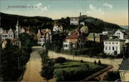 Ak Blankenburg am Harz, Ortsansicht
