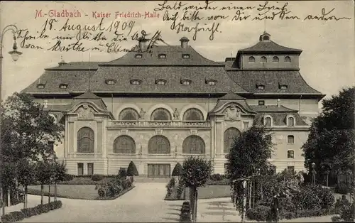 Ak Mönchengladbach am Niederrhein, Kaiser Friedrich Halle