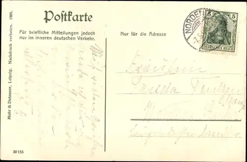 Ak Dampfer auf hoher See