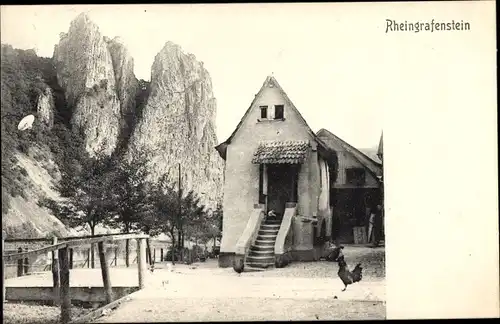 Ak Bad Kreuznach in Rheinland Pfalz, Rheingrafenstein