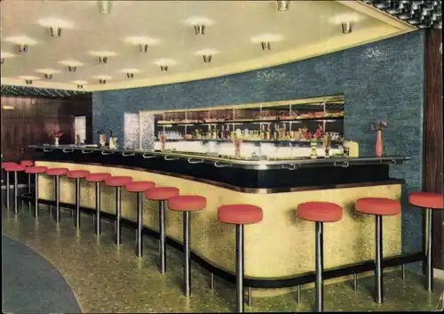 Ak Magdeburg, Hotel International, Tanzbar Juanita