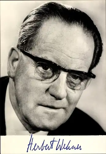Ak Stellvertretender Vorsitzender der SPD, Herbert Wehner, Portrait