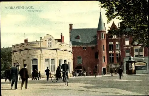 Ak 's Gravenhage Den Haag Südholland, Gevangenpoort, Thee Salon