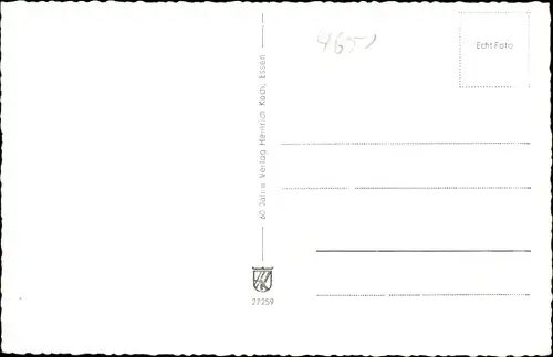 Ak Ruhrzeche bei Nacht