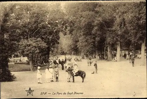 Ak Spa Wallonien Lüttich, Le Parc de Sept Heures