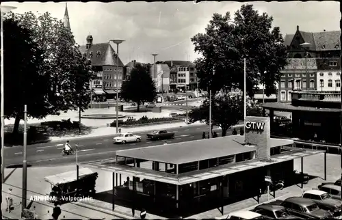 Ak Arnhem Gelderland Niederlande, Velperplein