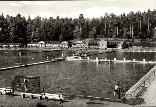 Ak Plauen im Vogtland, Freibad