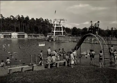 Ak Plauen im Vogtland, Stadion, Freibad