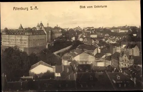 Ak Altenburg in Thüringen, Blick vom Unterturm